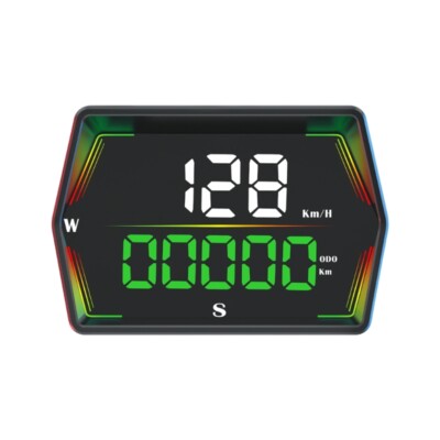 Universal Vehicle Speed Display For Long Distance New Drivers Night And Day Use
