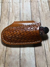 handmade leather knife sheath