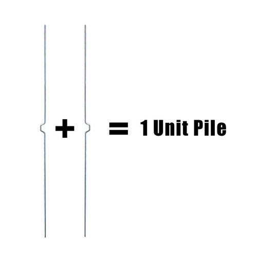 Metal Yard Sign Stakes (50-Unit) Lawn Sign Stake for 4mm Corrugated Signs - Picture 3 of 7