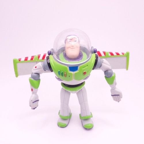 Toy Story Buzz Lightyear 4” Inch Figure Bendable Thinkway Disney Pixar - Picture 1 of 5
