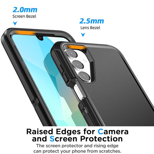 For Samsung Galaxy A16 5G Case Heavy-Duty Tough Dual Layer Cover Shockproof - Picture 9 of 10