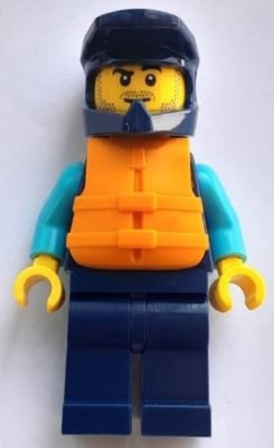 LEGO Ciudad: Agua Explorador Minfiigure con Agua Scooter - Imagen 3 de 7