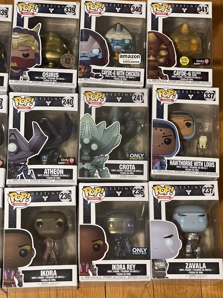 ¡LOTE DESTINY FUNKO POP! (18 POPS) COLECCIÓN COMPLETA (excepto Crota Chase) Foto 2 de 3