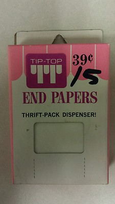 Vintage Curl Papers! End Papers! Strong! Unique old hard to find retro Item! 