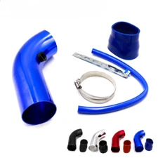 3'' 76mm Universal Aluminum car Air Intake Pipe kit Pipes Cold Air Intake System