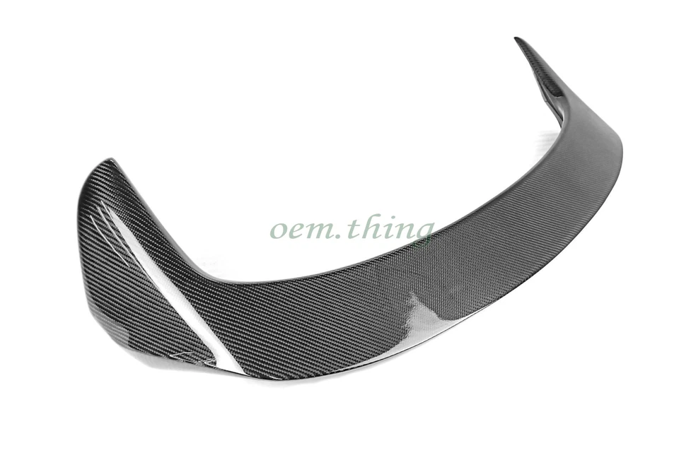 Carbon Fiber Fit For Volvo V40 Hatchback D Type Rear Roof Spoiler 2019 - Imagem 2 de 4