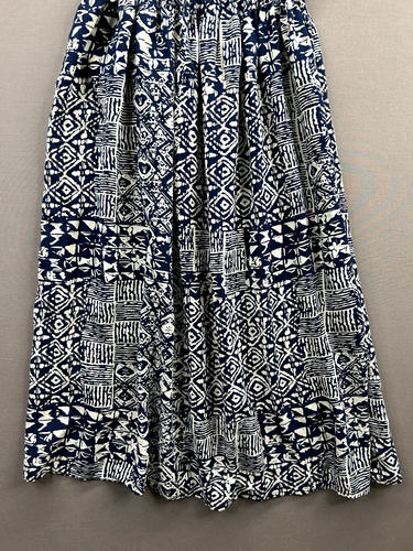 Naning9 Womens Blue Dress Fit &Flare Geometric Sleeveless Scoop Neck No Size - Picture 2 of 10