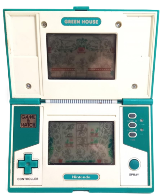 Nintendo Game & Watch Green House GH-54 Handheld Multi Screen