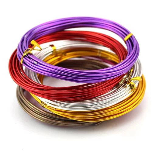 1mm 2mm 3mm Colorful Aluminum Wire Bending Wire Jewelry Wire Craft Wire 5 Meters - Bild 12 von 25