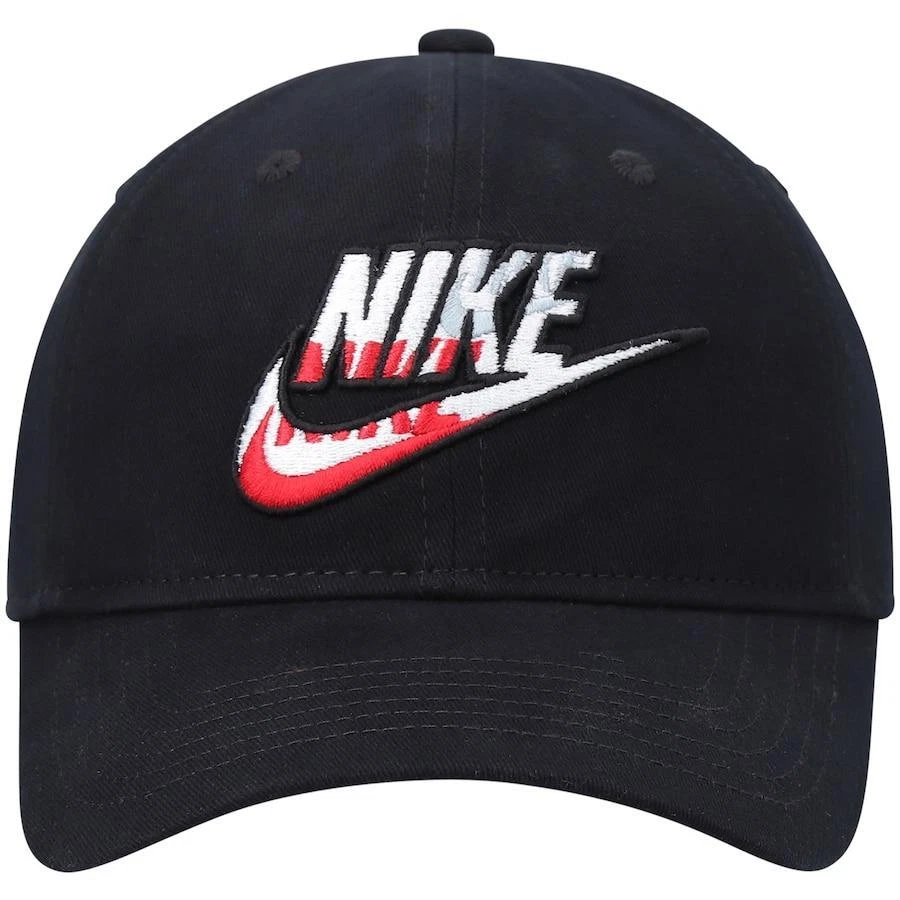 Nike Black Red Swoosh Adjustable Dad Hat Cap Legacy91 Embroidered Logo Size 2/4T