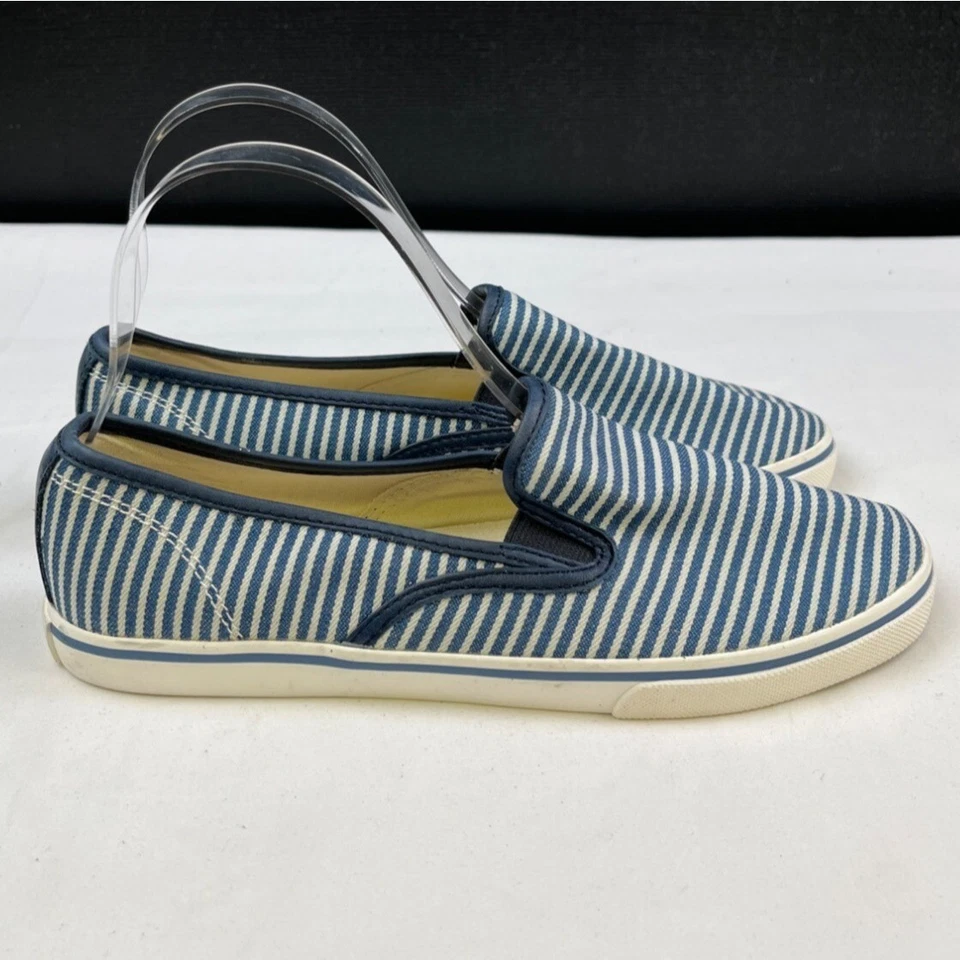 Zapatos/zapatillas Ralph Lauren para mujer azules/blancos talla 7B SKU 4627 Foto 4 de 4