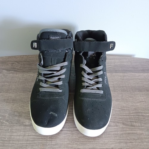 Fila Men's Vulc 13 Mid Top Black Gray Athletic Casual Shoes 1SC60589-013 Sz 9.5 - Picture 3 of 7