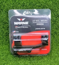 Warne Long Range Skeletonized Precision Mount Black, 20 MOA, 30mm - LRSKEL30TW