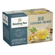 Bio Bünting Thé Curcuma Gingembre 45g