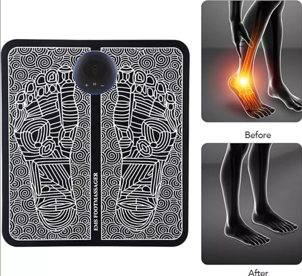 Elettrostimolatore Piedi EMS: Migliora la Circolazione e Allevia Dolori