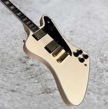 Firebird Electric Guitar ABR-1 Bridge Golden Hardware Cream White Color In USA