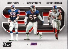 2021 Score #3D12 Harry Carson / Lawrence Taylor / Michael Strahan 3D