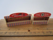 Vintage Built HO 1/87 Carnival Fair Game  Booths Lot For Train Layout