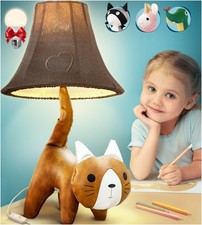 Cat Lamp for Girls Bedroom - 20", Animal Lamp for Kids Room - Cute Christmas ...