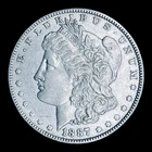 1887 Morgan Silver Dollar