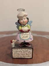 Blossom Bucket Ronnie Walter 2010 Kitchen Angel W/Prayer