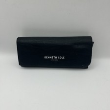 KENNETH COLE Black Case for Eyeglasses Sunglasses Faux Leather