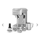 New Silver Kitchen Aid KES6503SX Metal semi-automatic Espresso Machine $350