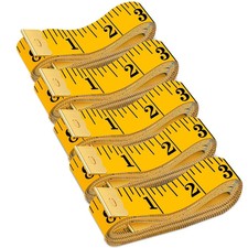 120 Inch Soft Measuring Tape for Sewing Tailor Cloth Body Measurement, 5 Pack