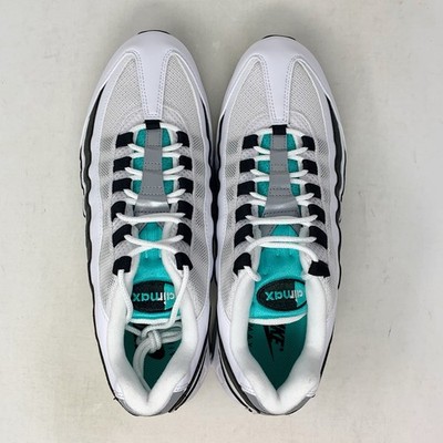 Nike Air Max 95 'Mint Green Black Border' White Sneakers, Size