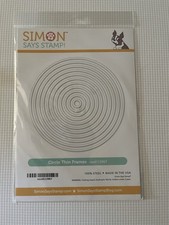SIMON Says Stamp! Circle Thin Frames #sss112067