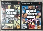 Ps2 lot Grand Theft Auto San Andreas Vice City  Manual Rockstar