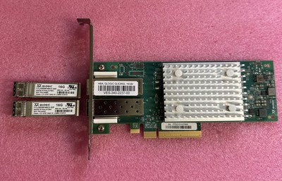 QLogic QLE2692-SR 2-Port SFP 16Gb Host Bus Adapter  Full Profile 