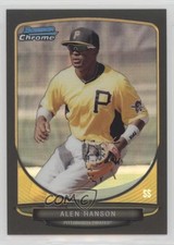 2013 Bowman Draft Top Prospects Chrome Black Refractor 1/35 Alen Hanson 0t4