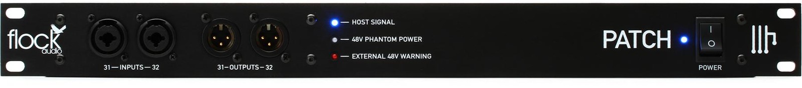 Flock Audio Patch 64-точечный аналоговый коммутационный блок с цифровым управлением
