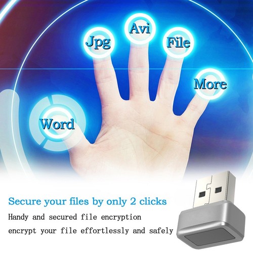 USB-Fingerabdruck-Schlüsselleser FIDO U2F Tragbarer Sicherheitsschlüssel fü9211 - Bild 3 von 10