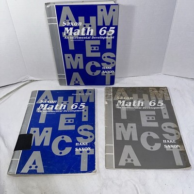 Saxon MATH 65 6/5 Second Edition Student Textbook Homeschool Answers Tests SET