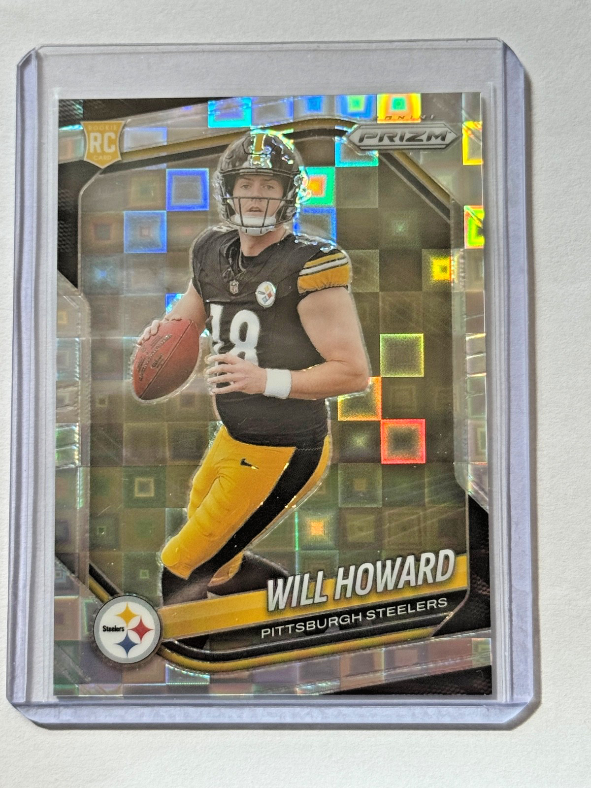 Will Howard 2025 Panini Prizm Pandora /400 Card #367 Steelers Rookie