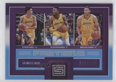 2017 Status Factions Blue Brook Lopez Julius Randle Lonzo Ball Rookie RC 0ce4