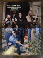 Ozzy Ozzfest 2002/Devon Guitar World Magazine Double Sided Poster Zakk Wylde 