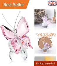 Exquisite K9 Crystal Butterfly Ornament - Charming Decoration for Any Occasion