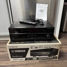 Yamaha RX-V481 5.1 Channel 4K Ultra HD AV Bluetooth Home Theater Stereo Receiver
