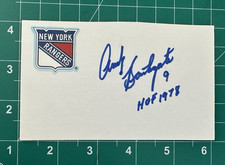 Andy Bathgate Signed Postcard Autograph Auto  - Free Shipping (USA Only)