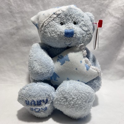TY Beanie Baby BABY BOY the Bear (with PJ hat & Pillow) Vintage Beanie Babies