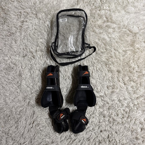 Large/Full eQuick Horseback Riding eShock Overreach Front Jumping Boots