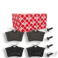 febi BremsbelÄGe Satz Hinterachse Passend FÜR CitroËN Berlingo Peugeot Partner