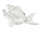 Large Blenko Style Clear Blown Glass Fish Bowl Vase Art 10” Terrarium 1960’s MCM