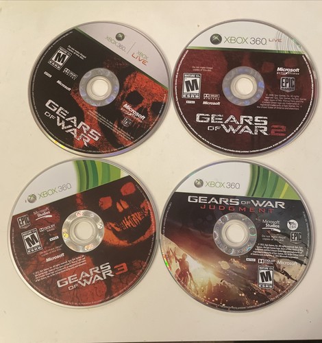 Gears of War 1-4 Xbox 360, Disc Only - Picture 1 of 1