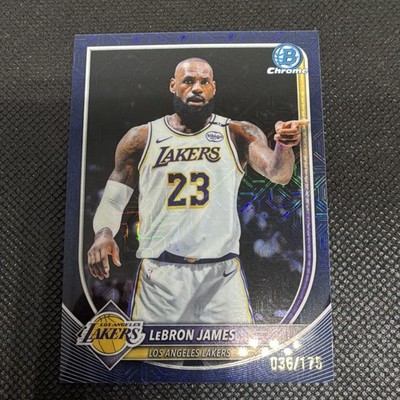 Topps 2025-26 Bowman Chrome LeBron James Lakers BCV-121 Blue Mojo /75