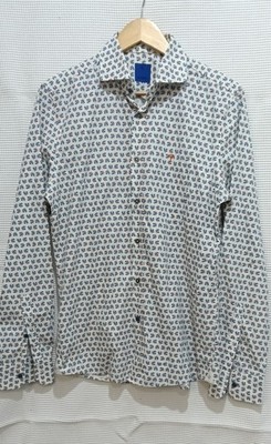 joop! Herren Hawaii Hemd Langarm Baumwolle Mehrfarbig Gr. S