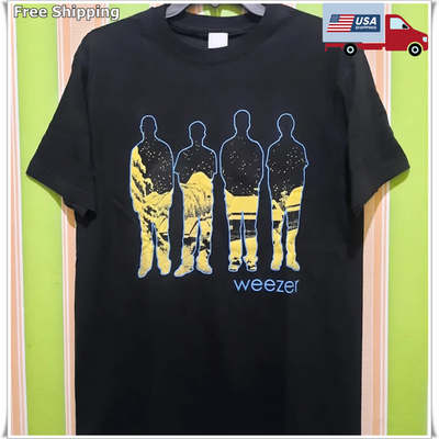 Weezer American Rock Band Black Unisex T-shirt Size S-5XL | eBay